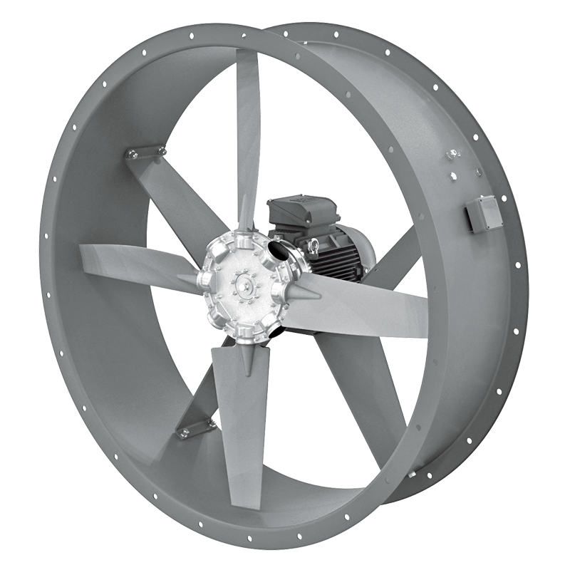 Series Blauberg Axis-P 1400/1600 - Medium pressure axial fans - Axial smoke extraction fans