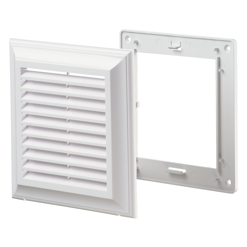 Blauberg Decor 140x140Bs - Plastic grilles for supply and exhaust ventilation