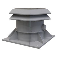 Ventiladores axiales de media presión y extracción axial de humos - Evacuación de Humo - Series Blauberg Axis-RF