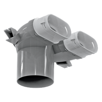 Radial ductwork - Air distribution - Series Vents Connectors 52 mm