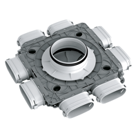 Система 52 - Система полужестких воздуховодов - Серия Вентс Пластиковые коллекторы 52 мм