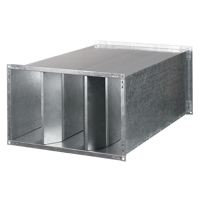 For rectangular ducts - Silencers - Vents SD 40x20