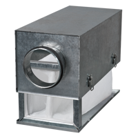 Filter-boxes - Accessories for ventilating systems - Series Vents KFBT (round)