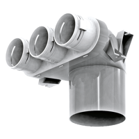 System 63 - Radial ductwork - Series Vents Connectors 63 mm