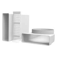 Grilles - Air distribution - Series Blauberg KIT BlauPlast