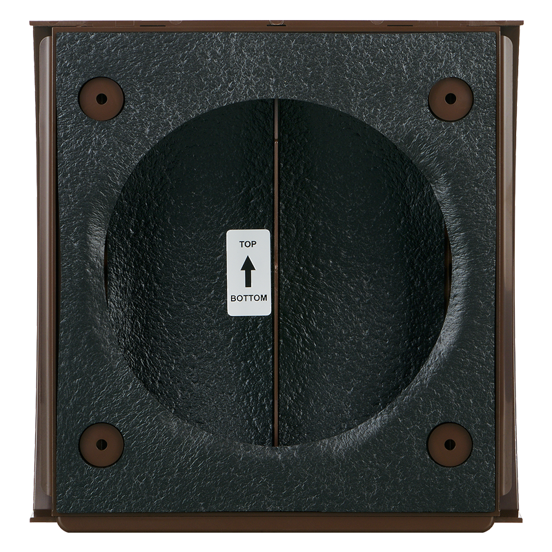 Blauberg AH-10 brown 100 - Plastic hoods decoration of supply and exhaust vents of public, residential and industrial ventilation systems