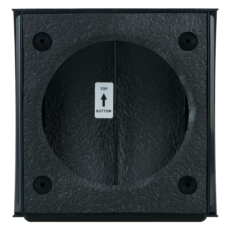 Blauberg AH-10 black 160 - Plastic hoods decoration of supply and exhaust vents of public, residential and industrial ventilation systems