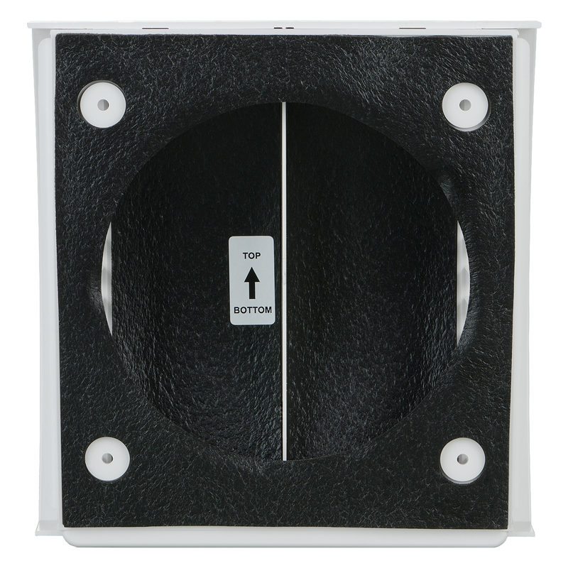 Blauberg AH-10 white 160 - Plastic hoods decoration of supply and exhaust vents of public, residential and industrial ventilation systems