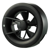 Smart - Residential axial fans - Vents O2 black